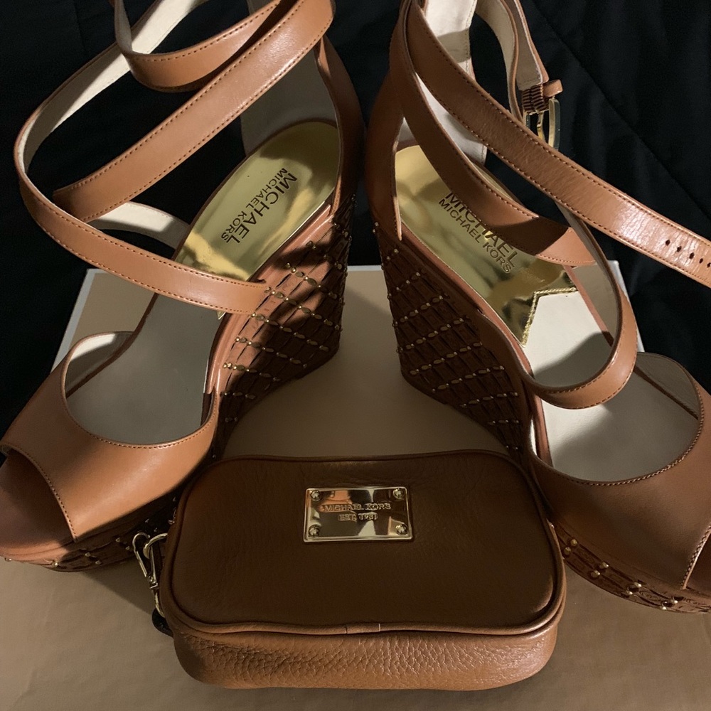 Michael Kors Gabriella Wedge and bag